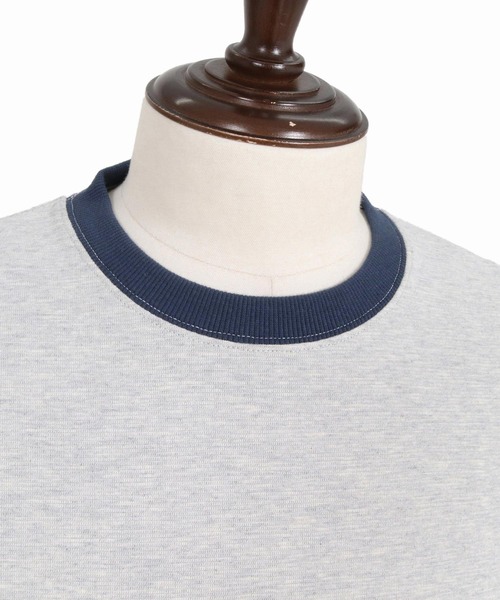 CAMBIO（カンビオ）の「mt10485- Ripple Span Short Sleeve Cut sew Tシャツ(S600726cmb)（Tシャツ/カットソー・メンズ・ミックスグレー/ブラック/ベージュ・L/M/S）」の7枚目の写真