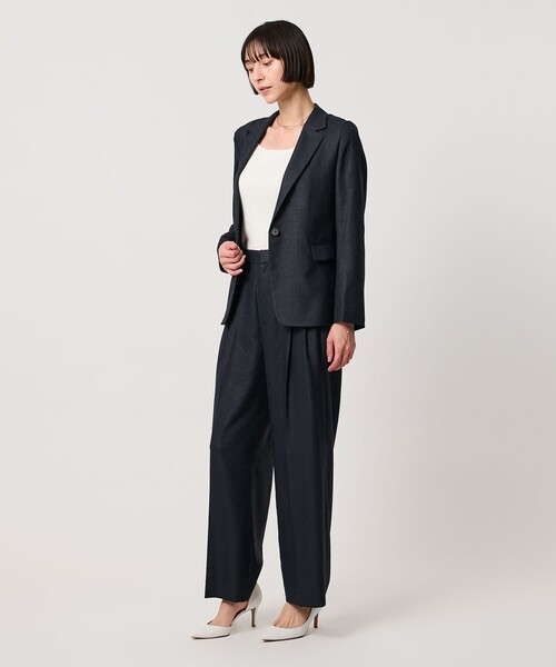 UNITED ARROWS(ユナイテッドアローズ)の「Spiree IAS テーラード ジャケット ‐UVカット 接触冷感 ウォッシャブル‐(テーラードジャケット・レディース・ネイビー/ナチュラル・36/38/34/40)」の5枚目の写真
