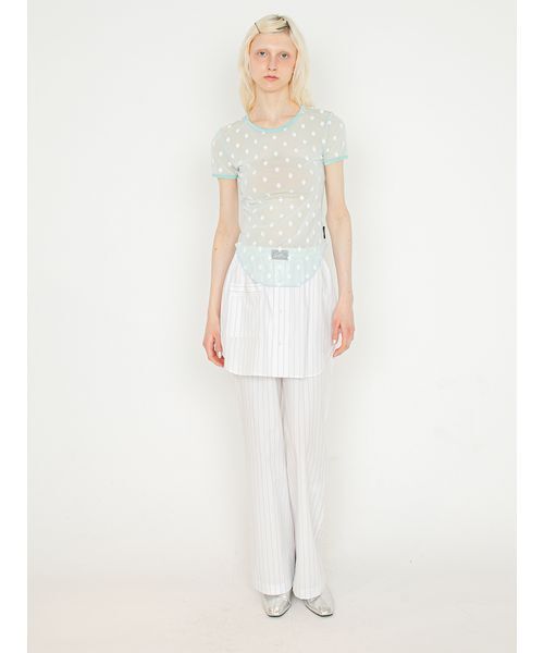 SORIN(ソリン )の「SWANLAKE Fit T-shirt/スワンレイク フィットTシャツ(Tシャツ/カットソー・レディース・ブラック/ベージュ/サーモンピンク/ミント・38)」の21枚目の写真
