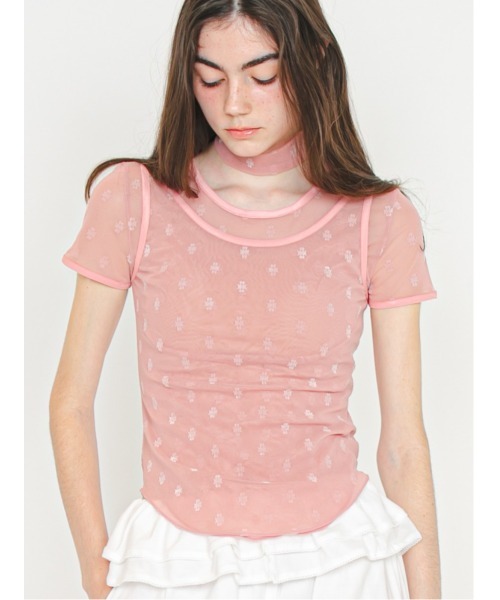 SORIN(ソリン )の「SWANLAKE Fit T-shirt/スワンレイク フィットTシャツ(Tシャツ/カットソー・レディース・ブラック/ベージュ/サーモンピンク/ミント・38)」の4枚目の写真