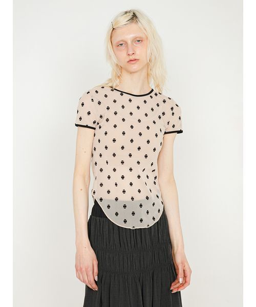SORIN(ソリン )の「SWANLAKE Fit T-shirt/スワンレイク フィットTシャツ(Tシャツ/カットソー・レディース・ブラック/ベージュ/サーモンピンク/ミント・38)」の8枚目の写真