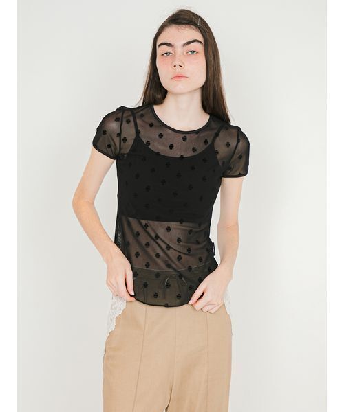 SORIN(ソリン )の「SWANLAKE Fit T-shirt/スワンレイク フィットTシャツ(Tシャツ/カットソー・レディース・ブラック/ベージュ/サーモンピンク/ミント・38)」の20枚目の写真