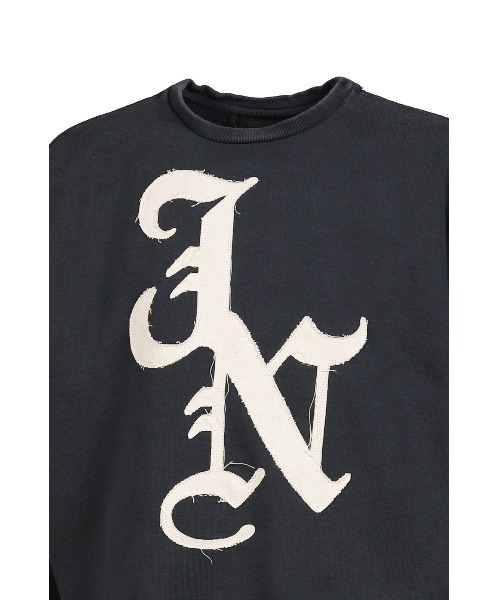 JUN/NAKAYAMA（ジュンナカヤマ）の「JN PATCH CREWNECK（ニット/セーター・メンズ・ブラック・46/48）」の4枚目の写真