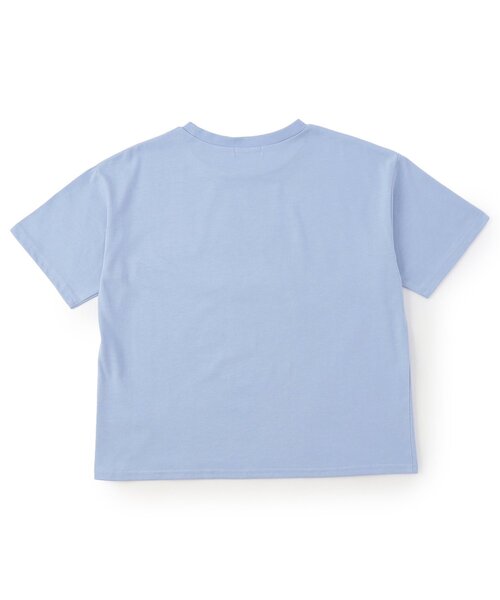 algy(アルジー)の「転写アイスりぼん半袖Tシャツ(Tシャツ/カットソー・キッズ・オフホワイト/チャコール/サックスブルー・160/150/140/130)」の19枚目の写真