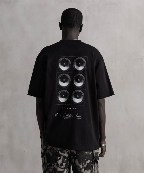 STAMPD（スタンプド）の「【STAMPD】Sound System Speaker Box Relaxed Tee / ブラック [SLA-M4254TE]（Tシャツ/カットソー・メンズ・ブラック・M）」の5枚目の写真