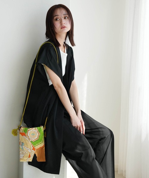 utatane(ウタタネ)の「帯リメイク maison utatane ショルダーバッグ 静寂の花鳥(ショルダーバッグ・レディース・マルチ・FREE)」の6枚目の写真