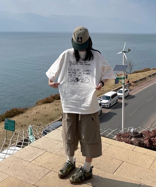 Ressaca(レサーカ)の「フロントポケットイージーハーフパンツ(その他パンツ・メンズ・ベージュ/ネイビー・XL/L/M)」の4枚目の写真