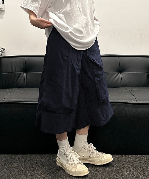 Ressaca(レサーカ)の「フロントポケットイージーハーフパンツ(その他パンツ・メンズ・ベージュ/ネイビー・XL/L/M)」の3枚目の写真