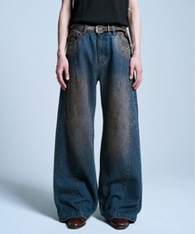 Camphor wood（カンファーウッド）の「SIDE SEAM SEMI-FLARE SLUB JEANS / サイドシームセミフレアスラブデニム（デニムパンツ）」