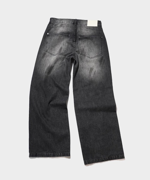 SIDE SEAM SEMI-FLARE SLUB JEANS / サイドシームセミフレアスラブ
