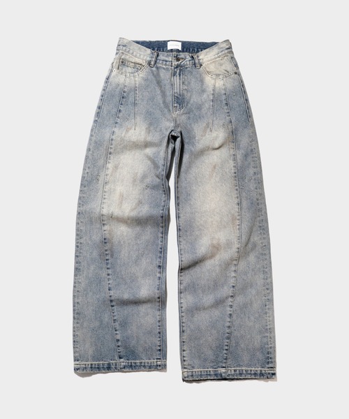 CAMPHOR WOOD(カンファーウッド)の「SIDE SEAM SEMI-FLARE SLUB JEANS / サイドシームセミフレアスラブデニム(デニムパンツ・メンズ・インディゴブルー/ライトブルー/ブラック・LARGE/MEDIUM/SMALL)」の18枚目の写真