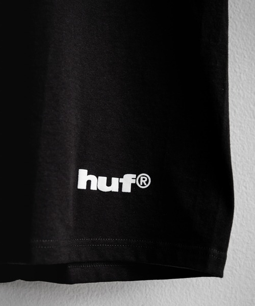 HUF(ハフ)の「HUF ハフ オーバーサイズミッキーマウスワールドワイドプリント半袖Tシャツ(Tシャツ/カットソー・メンズ・ブラック系/ブラック系1/ブラック・XL/M/L)」の4枚目の写真