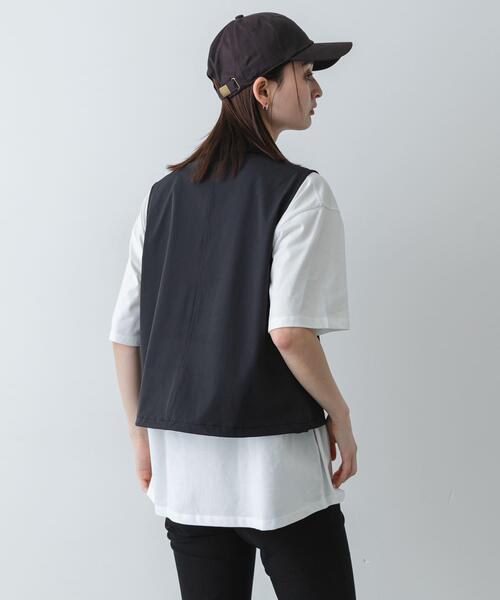 SENSE OF PLACE by URBAN RESEARCH(センスオブプレイスバイアーバンリサーチ)の「撥水エリツキドロストトップ(ベスト・レディース・ベージュ/ブラウン/ブラック・ONE)」の7枚目の写真