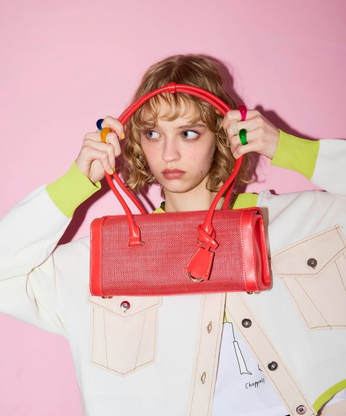Cepica(セピカ)の「BOX BAG(ボストンバッグ・レディース・レッド・FREE)」の6枚目の写真