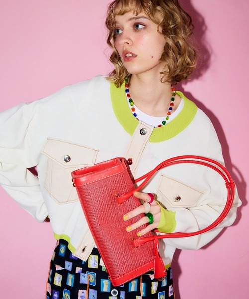 Cepica(セピカ)の「BOX BAG(ボストンバッグ・レディース・レッド・FREE)」の5枚目の写真