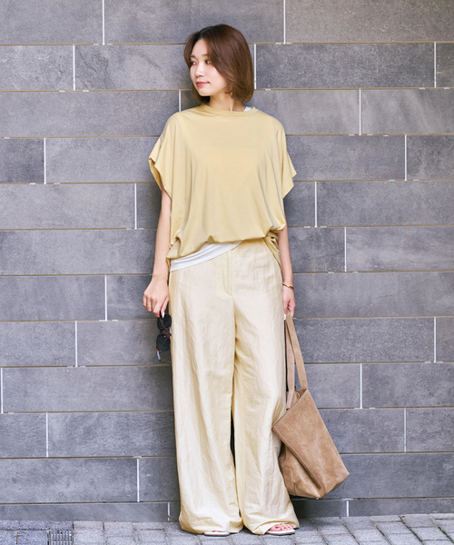 plage（プラージュ）の「Linen Mix Wide パンツ（その他パンツ・レディース・ブラウン/アイボリー/ブラック・38/36/34）」の14枚目の写真