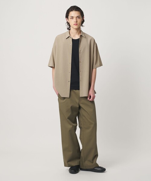 MONKEY TIME(モンキータイム)の「シアー グリッド シャツ(シャツ/ブラウス・メンズ・ブラック/ベージュ・S/M/L/XL)」の12枚目の写真