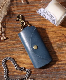 ANPAS | Made in Japan Tochigi Leather Mini Key Case / 日本製 栃木レザー 本革ミニキーケース プレゼント ギフト メンズ レディース ユニセックス 革小物 国産(キーケース/キーアクセサリー)