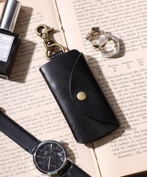 ANPAS（アンパス）の「Made in Japan Tochigi Leather Mini Key Case / 日本製 栃木レザー 本革ミニキーケース プレゼント ギフト メンズ レディース ユニセックス 革小物 国産（キーケース/キーアクセサリー）」