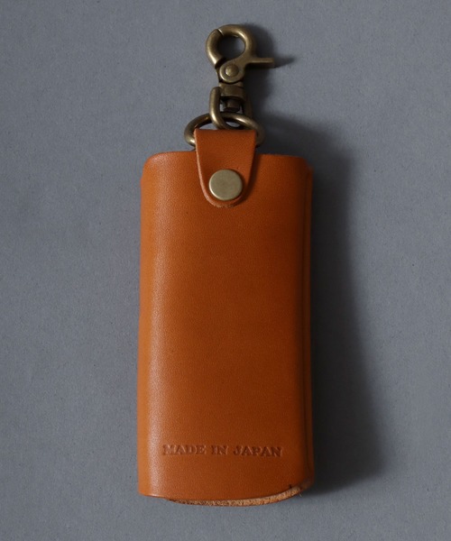 ANPAS（アンパス）の「Made in Japan Tochigi Leather Mini Key Case / 日本製 栃木レザー 本革ミニキーケース プレゼント ギフト メンズ レディース ユニセックス 革小物 国産（キーケース/キーアクセサリー・メンズ・ダークブラウン/グリーン/ブラック/ネイビー/ブラウン/レッド・FREE）」の17枚目の写真
