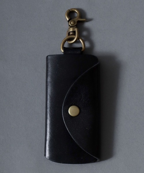 ANPAS（アンパス）の「Made in Japan Tochigi Leather Mini Key Case / 日本製 栃木レザー 本革ミニキーケース プレゼント ギフト メンズ レディース ユニセックス 革小物 国産（キーケース/キーアクセサリー・メンズ・ダークブラウン/グリーン/ブラック/ネイビー/ブラウン/レッド・FREE）」の7枚目の写真