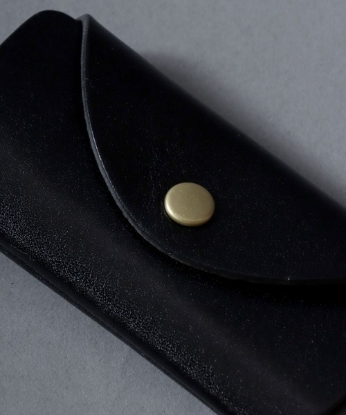 ANPAS（アンパス）の「Made in Japan Tochigi Leather Mini Key Case / 日本製 栃木レザー 本革ミニキーケース プレゼント ギフト メンズ レディース ユニセックス 革小物 国産（キーケース/キーアクセサリー・メンズ・ダークブラウン/グリーン/ブラック/ネイビー/ブラウン/レッド・FREE）」の11枚目の写真