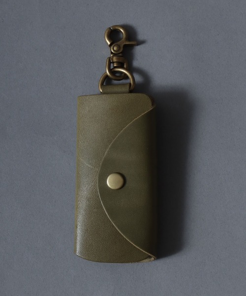 ANPAS（アンパス）の「Made in Japan Tochigi Leather Mini Key Case / 日本製 栃木レザー 本革ミニキーケース プレゼント ギフト メンズ レディース ユニセックス 革小物 国産（キーケース/キーアクセサリー・メンズ・ダークブラウン/グリーン/ブラック/ネイビー/ブラウン/レッド・FREE）」の19枚目の写真