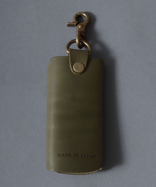 ANPAS（アンパス）の「Made in Japan Tochigi Leather Mini Key Case / 日本製 栃木レザー 本革ミニキーケース プレゼント ギフト メンズ レディース ユニセックス 革小物 国産（キーケース/キーアクセサリー・メンズ・ダークブラウン/グリーン/ブラック/ネイビー/ブラウン/レッド・FREE）」の20枚目の写真