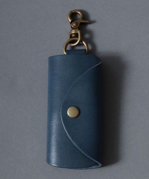 ANPAS（アンパス）の「Made in Japan Tochigi Leather Mini Key Case / 日本製 栃木レザー 本革ミニキーケース プレゼント ギフト メンズ レディース ユニセックス 革小物 国産（キーケース/キーアクセサリー・メンズ・ダークブラウン/グリーン/ブラック/ネイビー/ブラウン/レッド・FREE）」の22枚目の写真