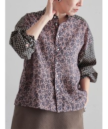 NON TOKYO/ノントーキョー】PRINT RIB BIG CARDIGAN/プリントリブ