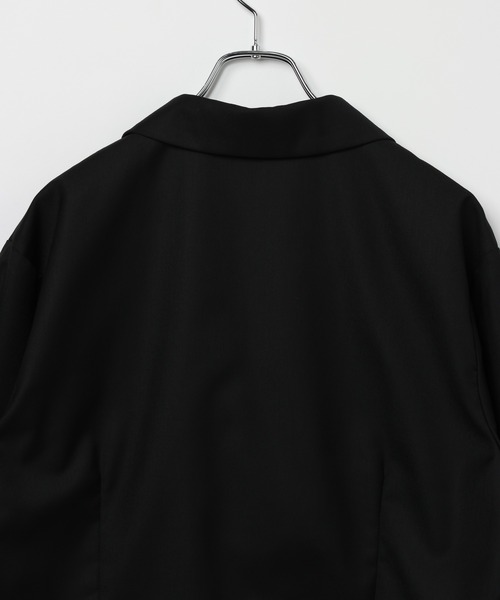 PAGEBOY(ページボーイ)の「【セットアップ対応】ドロストショートジャケット(テーラードジャケット・レディース・グレー/ブラック・FREE)」の22枚目の写真