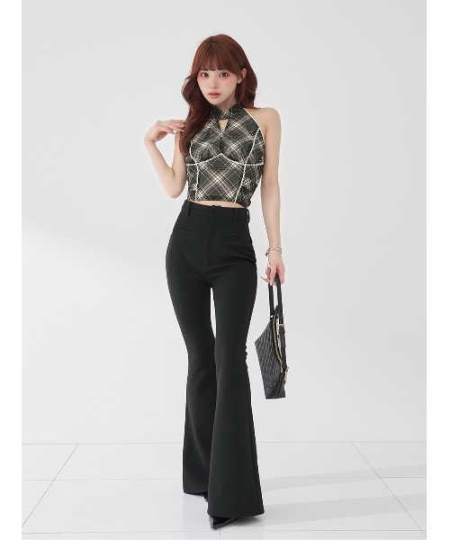 Darich(ダーリッチ)の「バイアスチェックレースアメスリトップス(その他トップス・レディース・アイボリー/モカ/ブラック・FREE)」の6枚目の写真