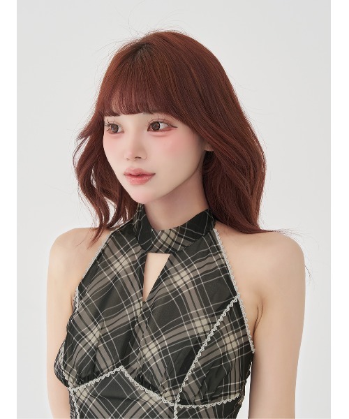 Darich(ダーリッチ)の「バイアスチェックレースアメスリトップス(その他トップス・レディース・アイボリー/モカ/ブラック・FREE)」の11枚目の写真