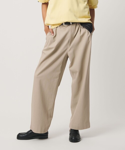 BEAUTY&YOUTH UNITED ARROWS(ビューティーアンドユースユナイテッドアローズ)の「クール 2プリーツ チノ パンツ NO.10 接触冷感(チノパンツ・メンズ・ベージュ/オフホワイト・S/M/XL/L)」の2枚目の写真