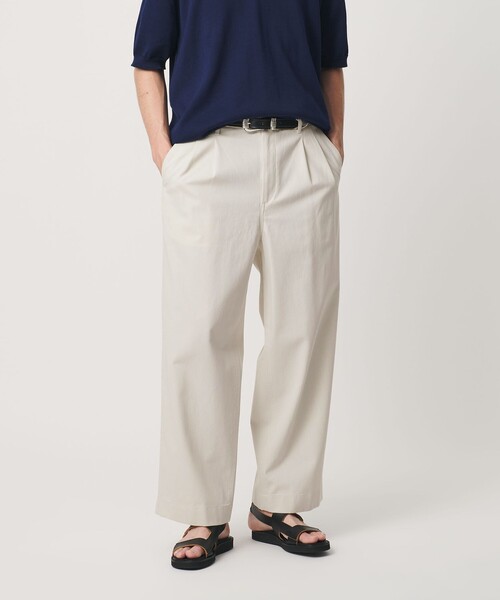 BEAUTY&YOUTH UNITED ARROWS(ビューティーアンドユースユナイテッドアローズ)の「クール 2プリーツ チノ パンツ NO.10 接触冷感(チノパンツ・メンズ・ベージュ/オフホワイト・S/M/XL/L)」の6枚目の写真