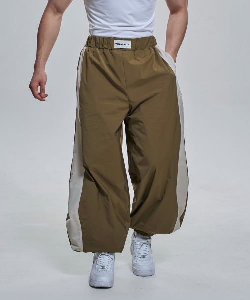 TOLANCE(トランス)の「エリートワイドカーブドジョガーパンツ - カーキ(スウェットパンツ・メンズ・カーキ・2XL/M/L/XL)」の5枚目の写真