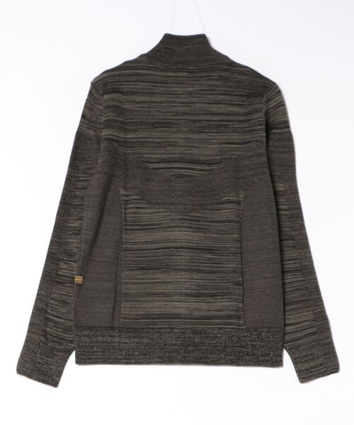 G-STAR(ジースター)の「3D Biker Full Zip Knit/デザイン編みバイカーフルジップニットセーター(ニット/セーター・メンズ・グリーン系その他/ブルー系その他・MEDIUM/X-SMALL/X-LARGE/LARGE/SMALL)」の13枚目の写真