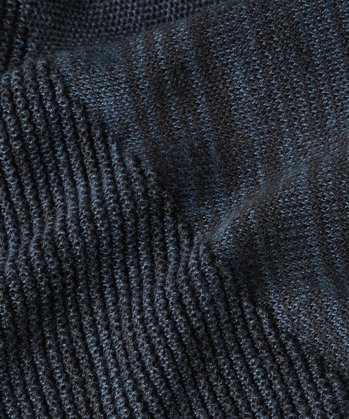 G-STAR(ジースター)の「3D Biker Full Zip Knit/デザイン編みバイカーフルジップニットセーター(ニット/セーター・メンズ・グリーン系その他/ブルー系その他・MEDIUM/X-SMALL/X-LARGE/LARGE/SMALL)」の12枚目の写真