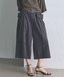 Zip Design Satin Cargo Pants/ジップサテンカーゴパンツ（カーゴ