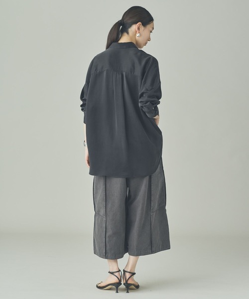 Curensology(カレンソロジー)の「Curensology(カレンソロジー)/【UNIVERSAL OVERALL】別注ハーフパンツ(カーゴパンツ・レディース・チャコールグレー/ホワイト・FREE)」の12枚目の写真