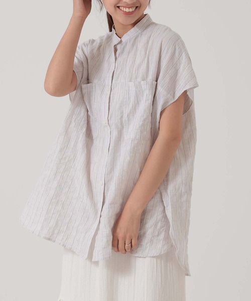 セール】ワークシャツチュニック（Tシャツ/カットソー）｜HEART MARKET 