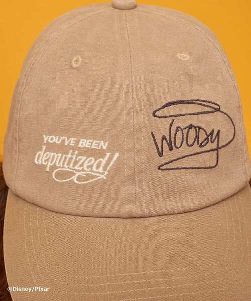 Disney(ディズニー)の「【TOY STORY】ヴィンテージ加工サインロゴCAP(キャップ・レディース・ブラウン/ネイビー・FREE)」の7枚目の写真