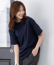 【U.S. POLO ASSN.】別注 ワンポイント刺繍 レギュラーシルエットTシャツ