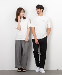 U.S. POLO ASSN.（ユーエスポロアッスン）の「【U.S. POLO ASSN.】別注 ワンポイント刺繍 レギュラーシルエットTシャツ（Tシャツ/カットソー）」