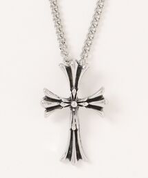 UNIIT（ユニット）の「【BLUE STANDARD/ブルースタンダード】【シンプルコーデのアクセントに】チェーンネックレス ユニセックス アクセサリー 首飾り クロスモチーフ ストリート きれいめ プレゼント ギフト（ネックレス）」