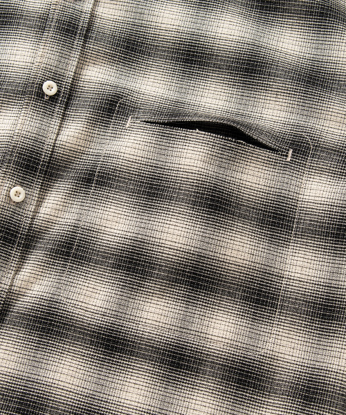 NONBLANK（ノンブランク）の「フランネルオンブレチェックシャツ_IVORY（シャツ/ブラウス・メンズ・アイボリー・MEDIUM/LARGE/X-LARGE）」の4枚目の写真