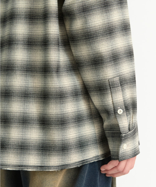 NONBLANK（ノンブランク）の「フランネルオンブレチェックシャツ_IVORY（シャツ/ブラウス・メンズ・アイボリー・MEDIUM/LARGE/X-LARGE）」の14枚目の写真