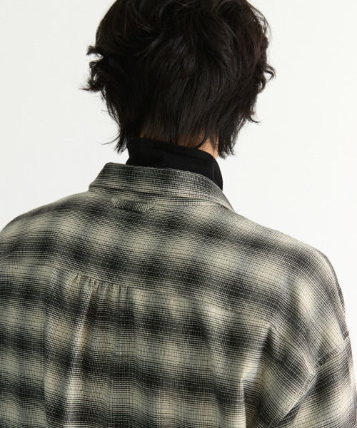 NONBLANK（ノンブランク）の「フランネルオンブレチェックシャツ_IVORY（シャツ/ブラウス・メンズ・アイボリー・MEDIUM/LARGE/X-LARGE）」の15枚目の写真