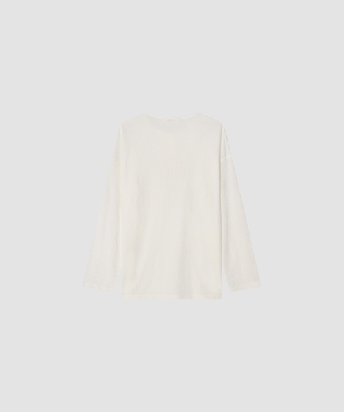 THE LILLE（ザ リル）の「Button Single Blouse_Ivory（シャツ/ブラウス・レディース・その他・FREE）」の3枚目の写真