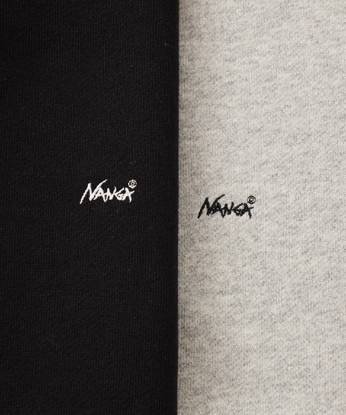 NANGA（ナンガ）の「【WEB先行予約】[NANGA/ナンガ] 別注 バーティカルロゴスウェット（スウェット・レディース・ブラック/グレー・S/L/M）」の9枚目の写真